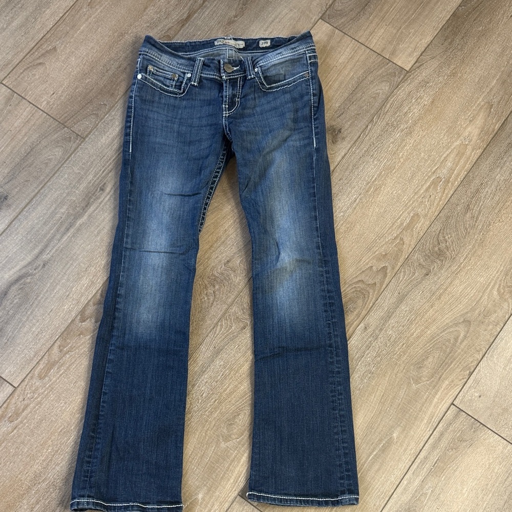 BKE Stella Women's Boot Cut Jeans in Dark Blue